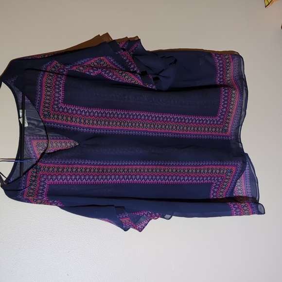 Studio Woman JP, 2X, Blue And Pink - Picture 2 of 8